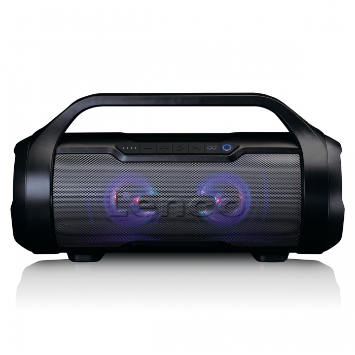 Αδιάβροχο Ηχείο 24 W Με Bluetooth, Ραδιόφωνο & Διάρκεια Μπαταρίας Έως 15 Ώρες Μαύρο
